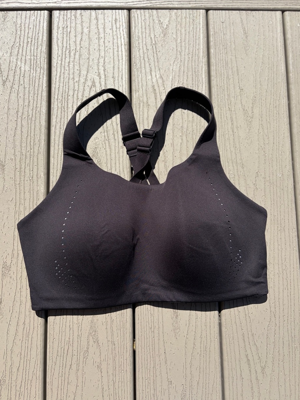 Lululemon Black Racerback High-Support Sports Bra